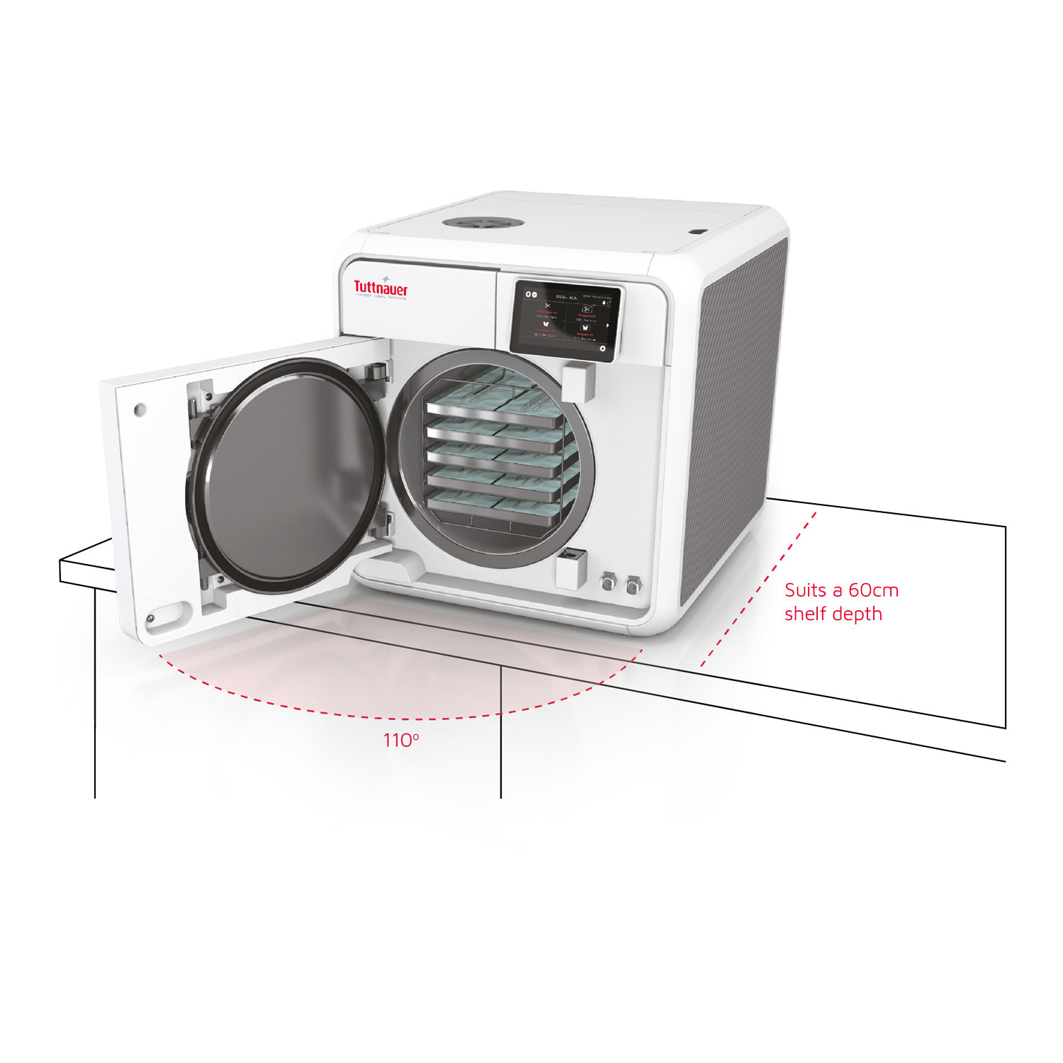 D0206 Tuttnauer T-Edge 10 Tam Otomatik Sterilizasyon Otoklavı